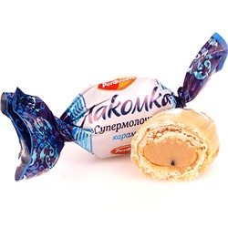 РФ конфеты карамель "Лакомка" супер молочная 1кг