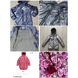 Новое зимнее пальто и демисезонная куртка для девочки рост 158-164см