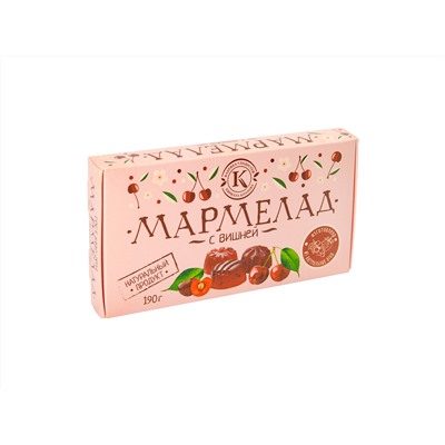 Мармелад желейно-фруктовый "С вишней" 190 гр.