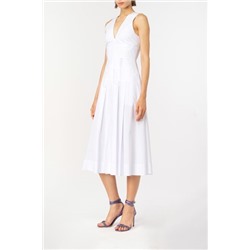 Vestido midi - Blanco