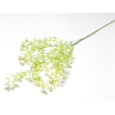 Искусственные цветы, Ветка тройная с цветочками (1010237)