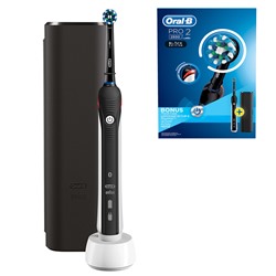 Электрическая зубная щетка Oral-B PRO2 2500 Cross Action Black Edition (2 насадки)