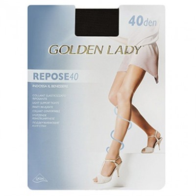 Колготки Golden Lady Repose (Голден Леди) Fumo (серый) 40 den, 4 размер