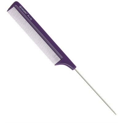 Расческа Dewal Beauty  с металлическим хвостиком фиолетовая  22,0 см DEWAL BEAUTY MR-DBFI6105