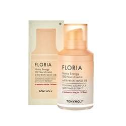 TONYMOLY FLORIA Nutra Energy 100 Hours Cream Восстанавливающий крем для лица с аргановым маслом