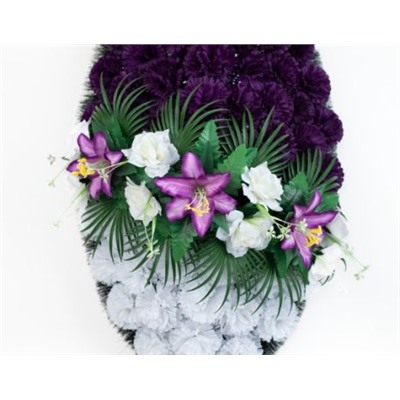 Искусственные цветы, Венок "ВН" (100 см) для проведения обряда похорон (1010237)