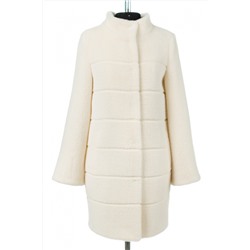 01-11026 Пальто женское демисезонное Ворса белый