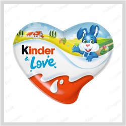 Шоколадное сердечко Киндер "С любовью" Kinder 37 гр