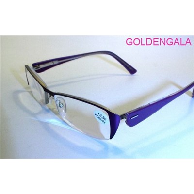 Очки готовые с диоптриями 030 Purple/Silver +3