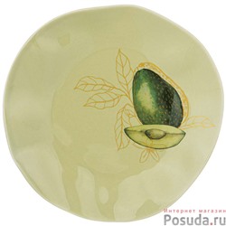 Тарелка закусочная bronco Avocado 21 см зелёная  арт. 189-430