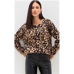 Джемпер TP322-15703 beige leopard