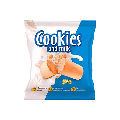 Конфеты Cookies and milk (упаковка 0,5 кг)