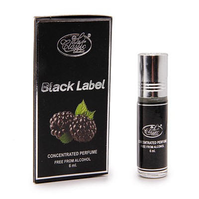 Масло парфюмерное AL REHAB Black Label унисекс 6ml