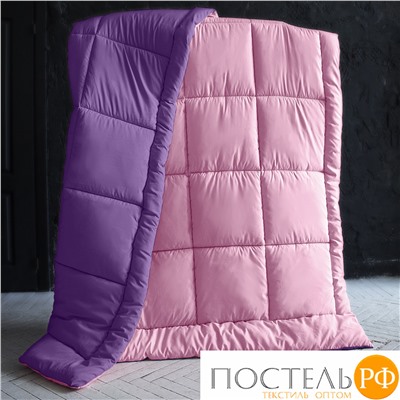Одеяло 'Sleep iX' MultiColor 250 гр/м, 140х205 см, (цвет: Магнолия+Темно-Фиолетовый) Код: 4605674221445