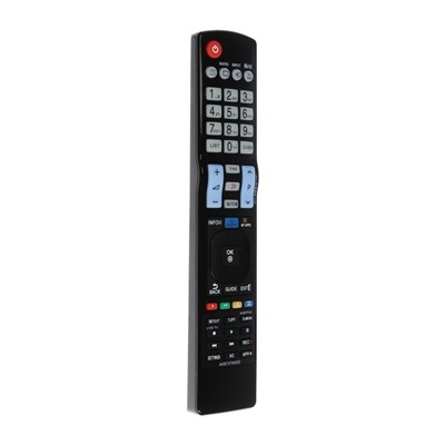 Пульт ДУ Huayu LCD AKB73756502, Для ТВ LG, универсальный, черный