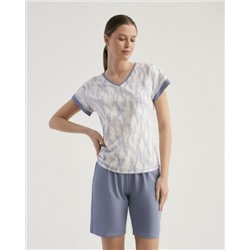 OXOUNO Комплект футболка/шорты:жен. МОДЕЛЬ 4 [Lavender XL] Арт: OXO-0819