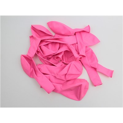 Воздушные шары для праздника №12 уп 100 шт ярко-розовые
