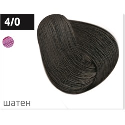 OLLIN color 4/0 шатен 100мл перманентная крем-краска для волос