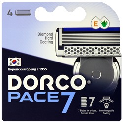 Кассеты для бритвы DORCO PACE-7 (4 шт.), SVA1040