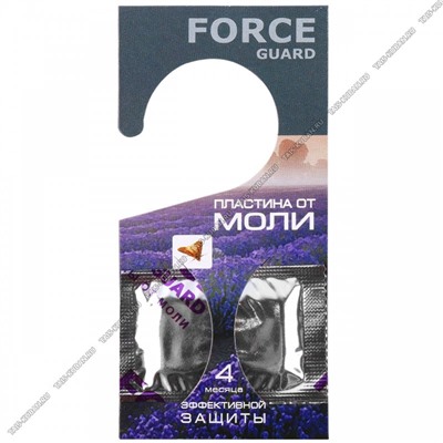 "Force Guard" Пластина на подложке (крючок)