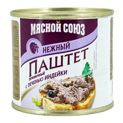 Паштет "Мясной союз" из индейки ж/б 240 гр.