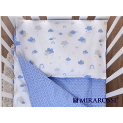 Постельное белье для новорожденных Облачко blue