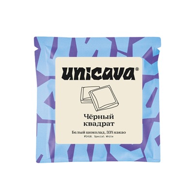 Белый шоколад "Чёрный квадрат" (33 % какао)