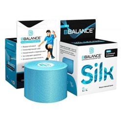 Лейкопластырь BBTape SILK (ice)  5см х500см (Голубой) для кинезио тейпирования