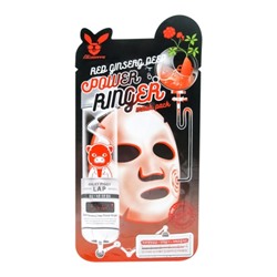 Elizavecca Power Ringer Mask Pack Red Ginseng Deep Регенерирующая тканевая маска для лица 23мл