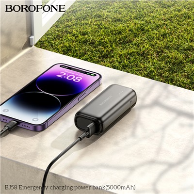 Портативный аккумулятор BOROFONE BJ58 5000 mAh (черный)