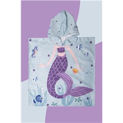 Пляжное полотенце-пончо Mermaid Kids PNCHAV00013