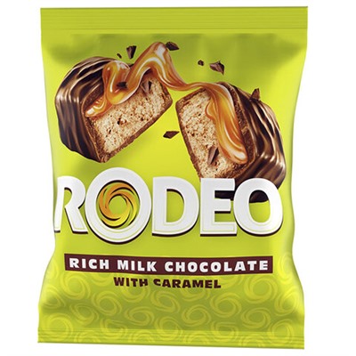 Конфеты шоколадные RODEO с нугой и карамелью, 500 г, НК839