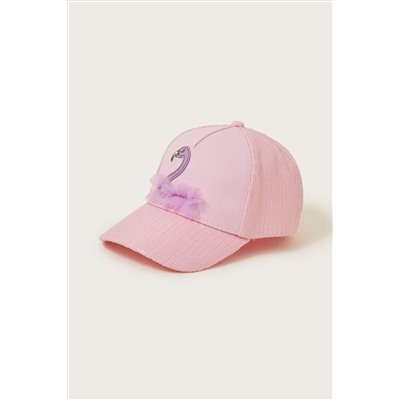 Monsoon Purple Sequin Flamingo Cap