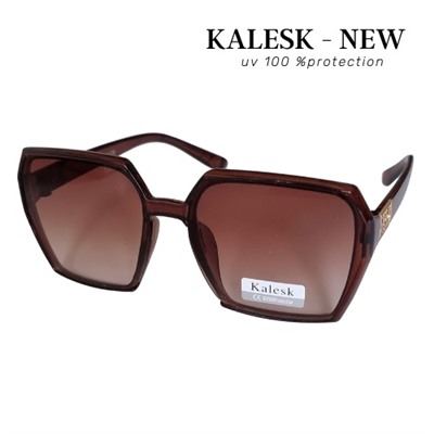 Очки солнцезащитные Kalesk, женские, коричневые, 31092А-1044 61, арт.219.043