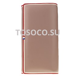 g-1001-6 pink кошелек натуральная кожа и экокожа 9х19х2