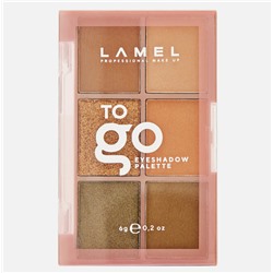 Набор теней для век Lamel Professional - To Gо Eyeshadow Palette, тон 403