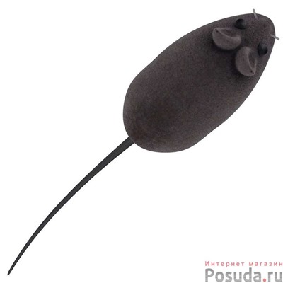 Игрушка-пищалка для кошек "Мышка". Размер 13х2х3 см. 2цв NEW арт. MD-VL40-100