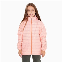 Куртка для девочки, цвет персик, рост 146 см