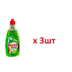 2-4905 Magic Foam Средство для мытья посуды 500г Алое-Вера и зеленый чай 3шт