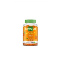 Gummy Lab Витамин в воде Витамин С для детей со вкусом апельсина 60 жевательных таблеток