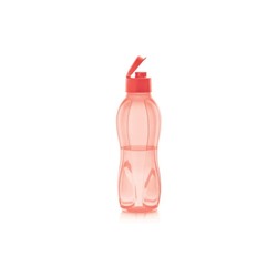 Эко-бутылка 1 литр с клапаном коралловая