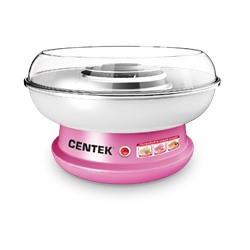 Аппарат для приготовления сладкой ваты Centek CT-1445, 400 Вт, нагрев 3-5 мин, цветная вата