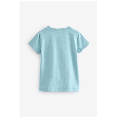 Mineral Blue Short Sleeve T-Shirt (3mths-7yrs)