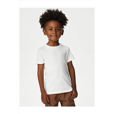 Комплект из футболки и рубашки из чистого хлопка (2–7 лет) T88004806I