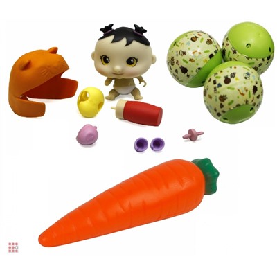 Набор-сюрприз "Крошки-Горошки" в морковке