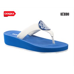 Пляжная обувь KEDDO взрослая, артикул 877983/01-01, цвет синий, материал кожа иск