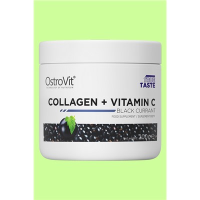 OstroVit Collagen+Vit C 200g - КОЛЛАГЕН СМОРОДИНА