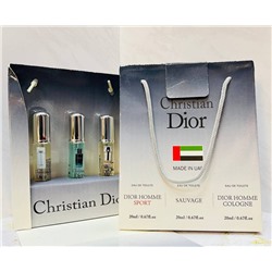 Подарочный парфюмерный набор Dior 3x20 ml ОАЭ