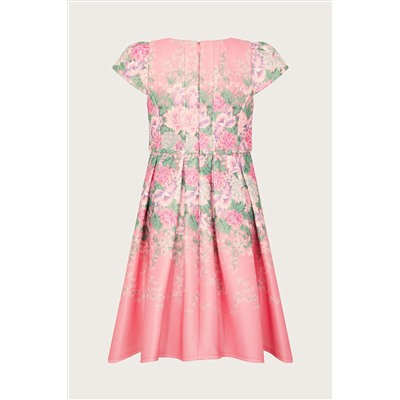 Monsoon Pink Floral Print Scuba Dress