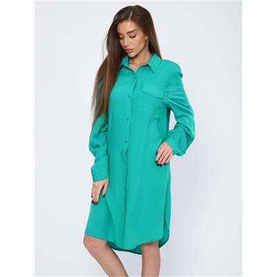 SALE Рубашка-Платье "Kleo" Зелёный